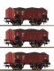76199 Roco Set of 3 gondola cars type Om